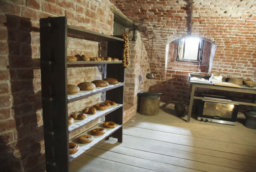 Подвал-пекарня: мемориальная часть экспозиции