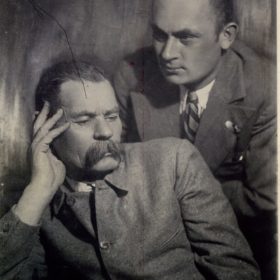 «А.М. Горький с сыном Максимом». Москва. Машков переулок. 1928