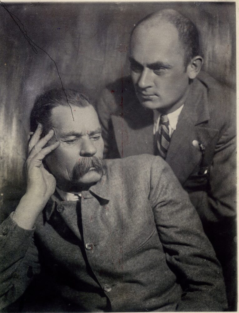 «А.М. Горький с сыном Максимом». Москва. Машков переулок. 1928