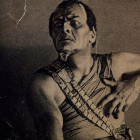 Ф.И. Шаляпин в роли Мефистофеля в опере «Мефистофель» А. Бойто.
