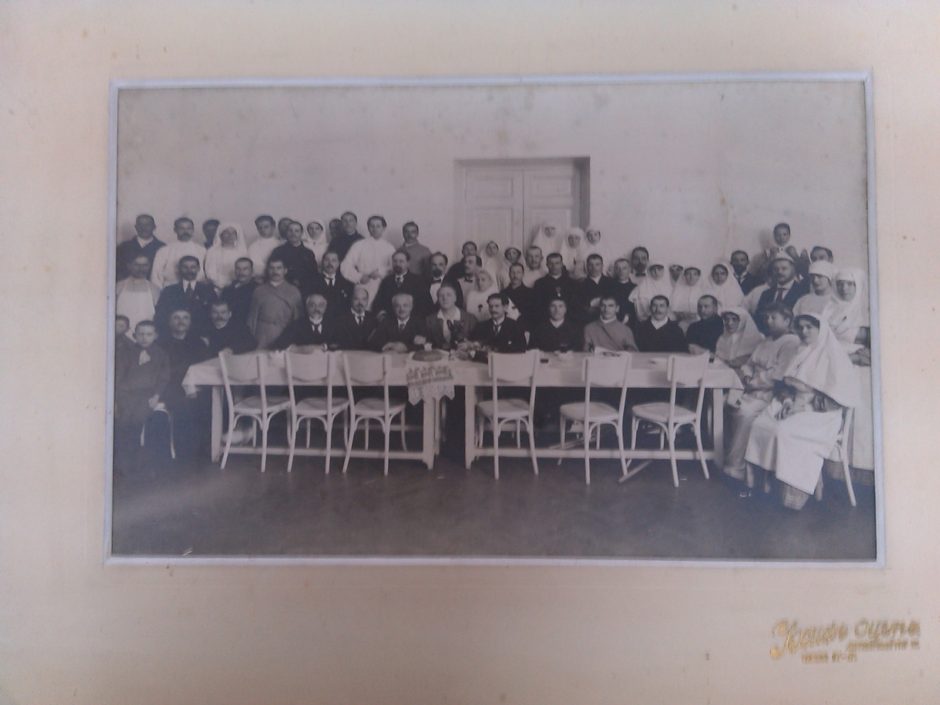 Фото, сделанное в лазарете, где выступал Ф.И. Шаляпин в годы I Мировой войны