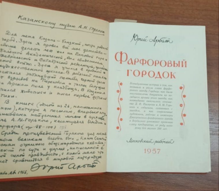 Арбат Ю.А. Фарфоровый городок. М., Московский рабочий. 1957