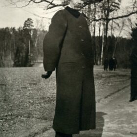 Любительская черно-белая фотография: «А.М.Горький в Финляндии. 1914 г.»